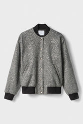 Bomber College pailettes GAELLE PARIS GAABW06555 - Grigio